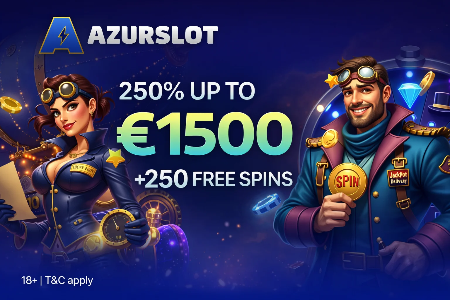AzurSlots casino bonus